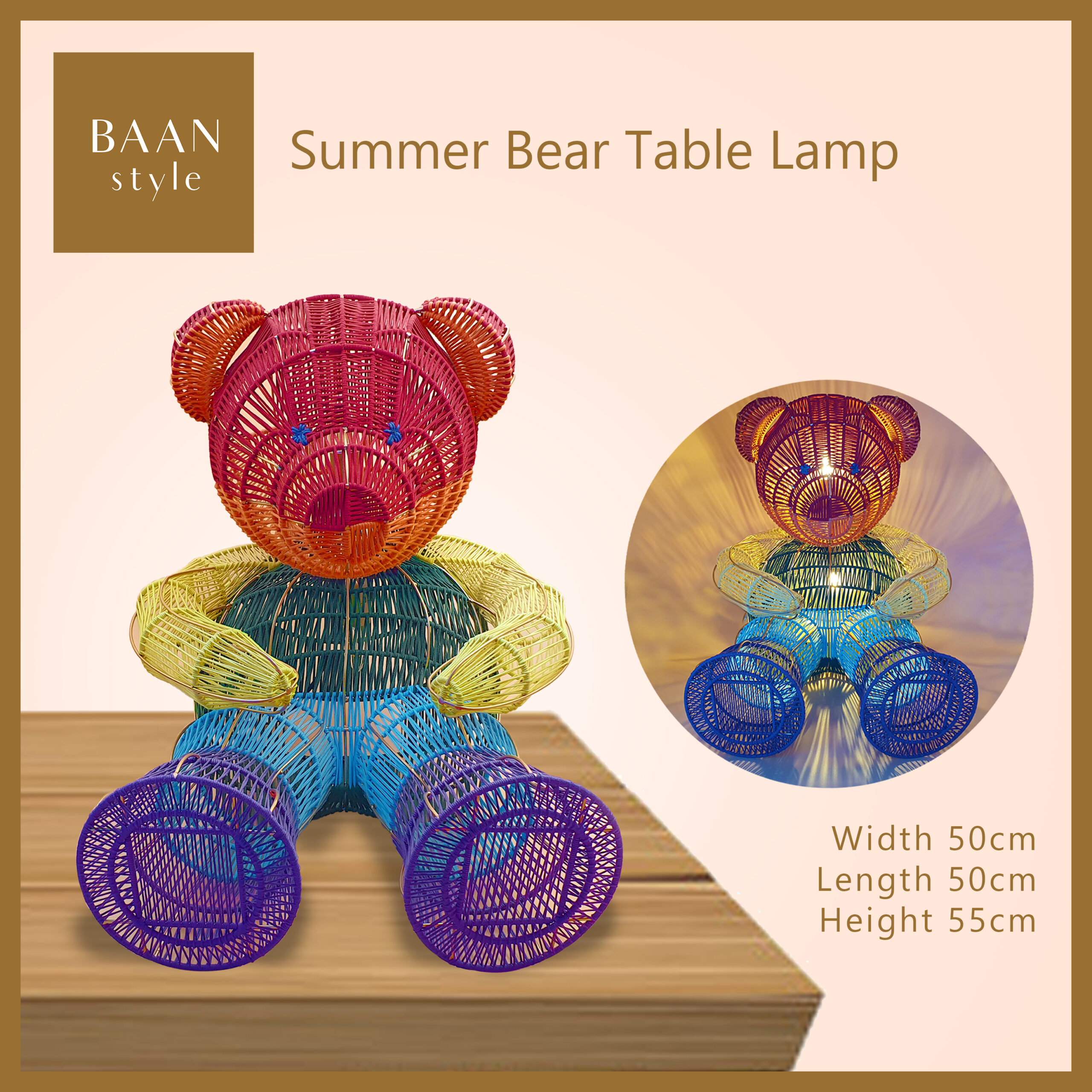 Summer Bear Lamp