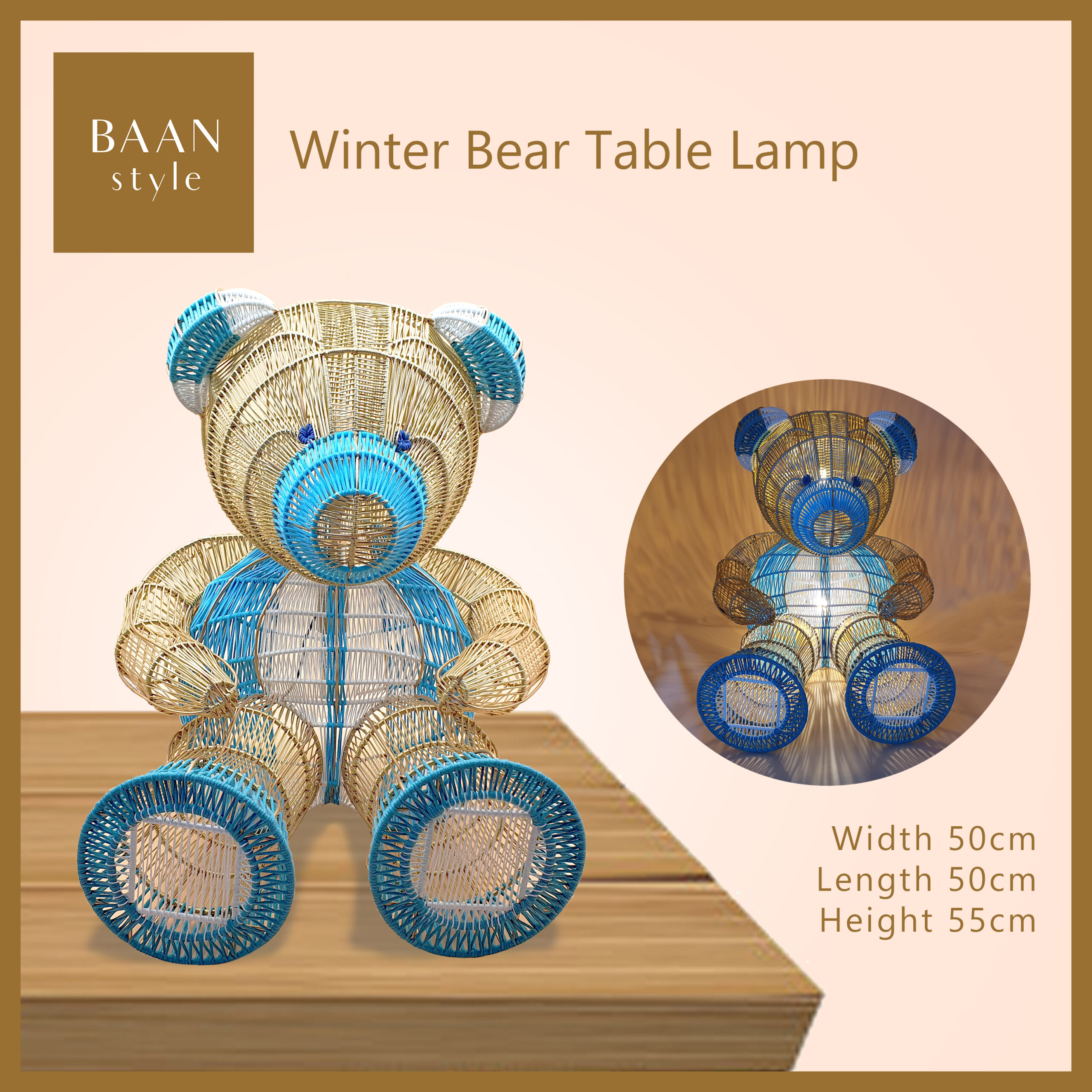 Winter Bear Lamp